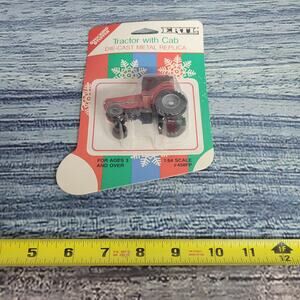 Vtg 1987 Ertl 1/64 scale International Harvester 7130 diecast w/frontend tractor